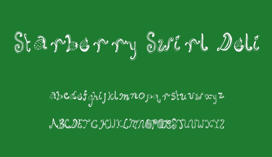 starberry-swirl-delight font