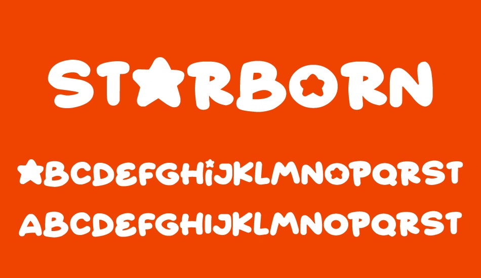 Starborn Font by Dadiomouse · Creative Fabrica