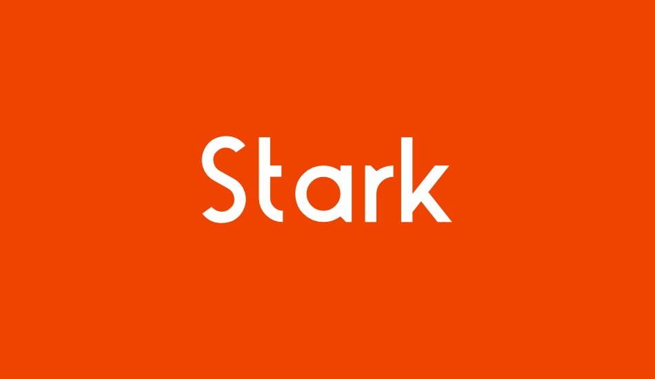 stark font big