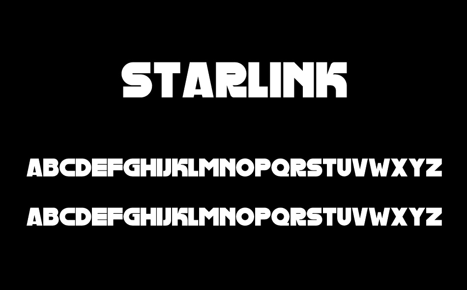 Starlink font