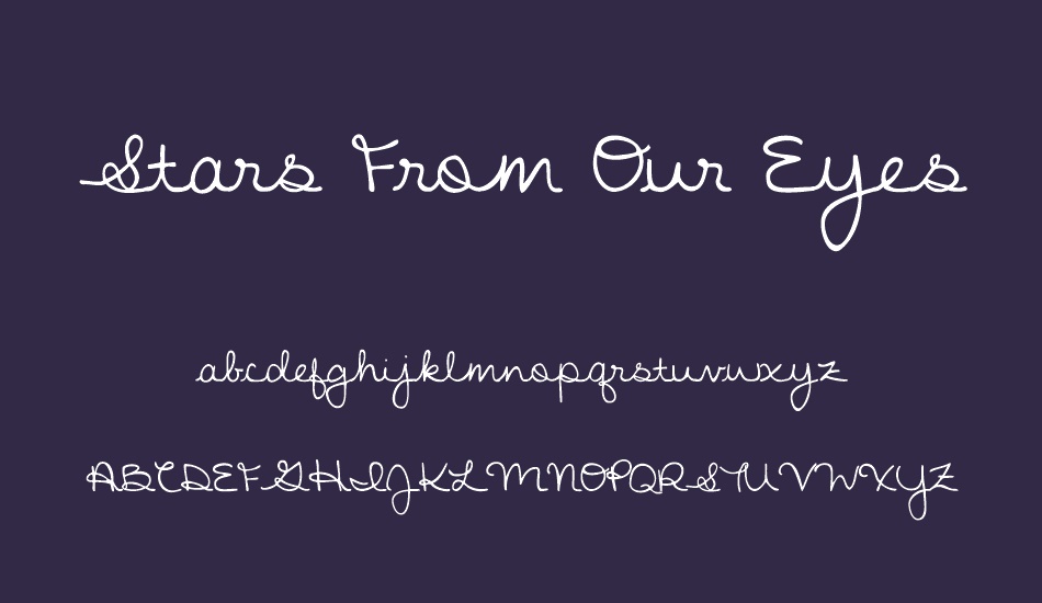 stars-from-our-eyes font