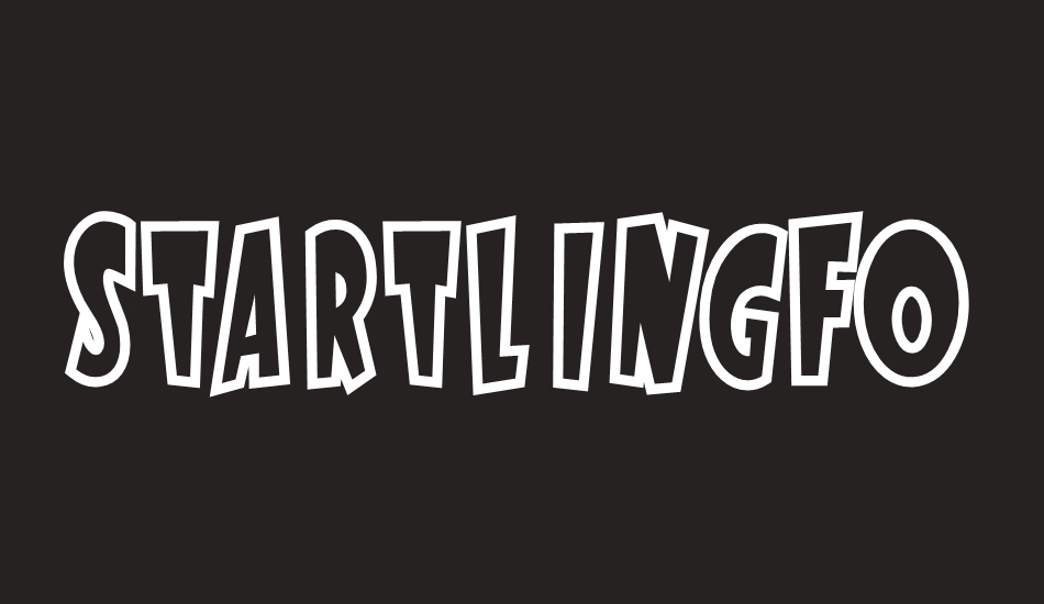 startlingfontopen font big