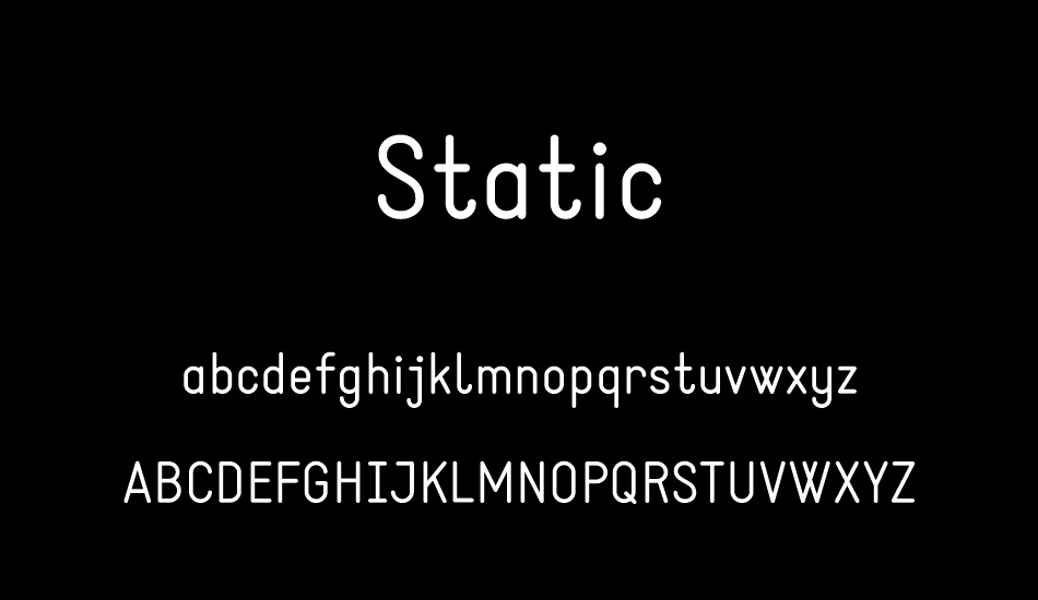 static font