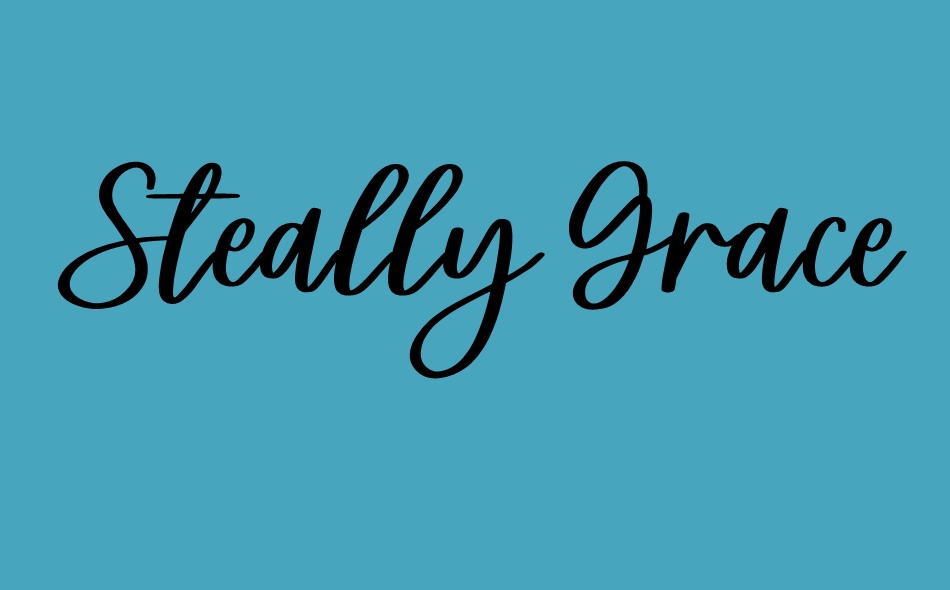 Steally Grace font big