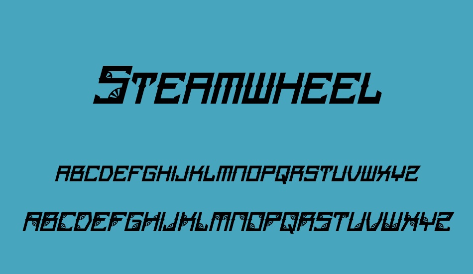 steamwheel font