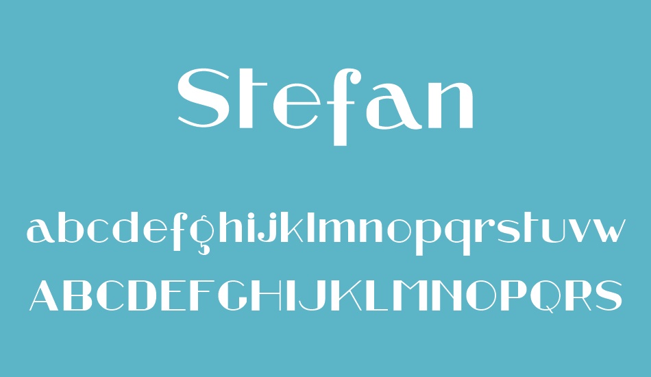 stefan font