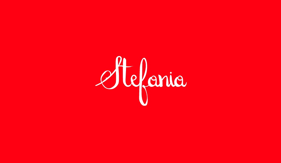 stefania font big