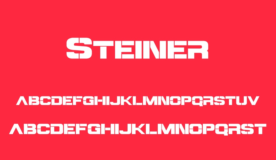 steiner font