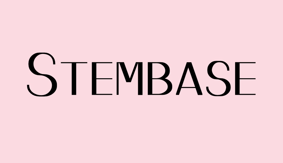 stembase font big