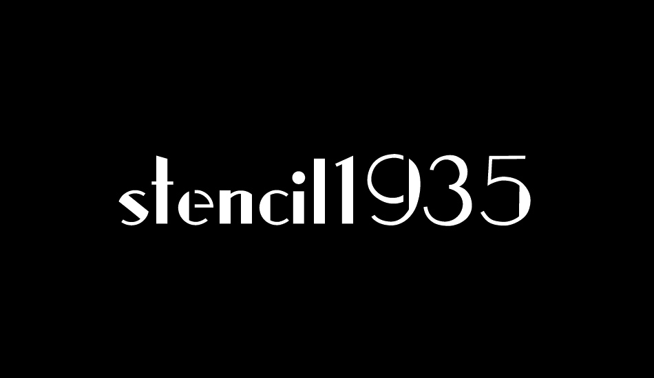 stencil1935 font big