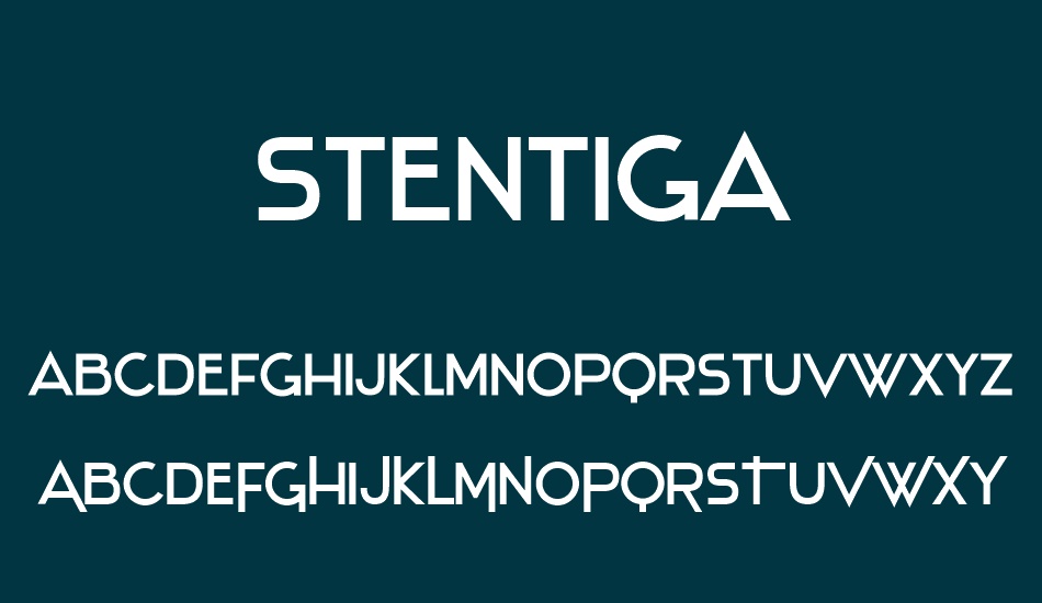 stentiga font