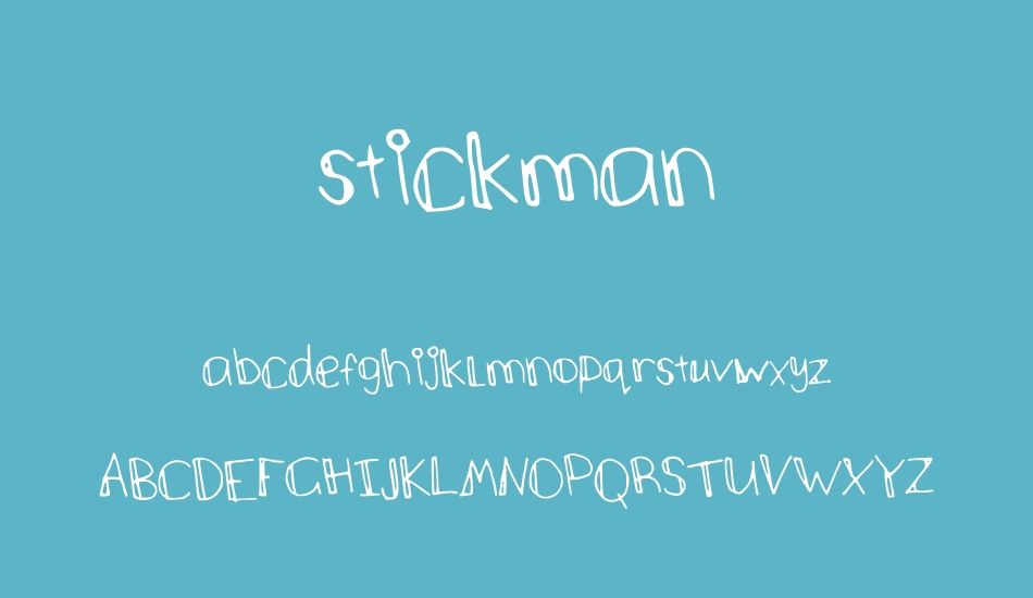 stickman font