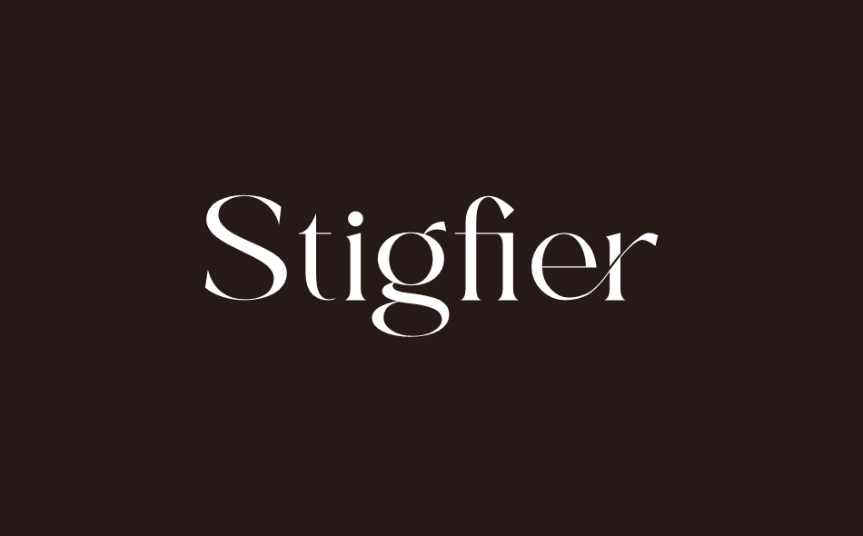 Stigfier font big