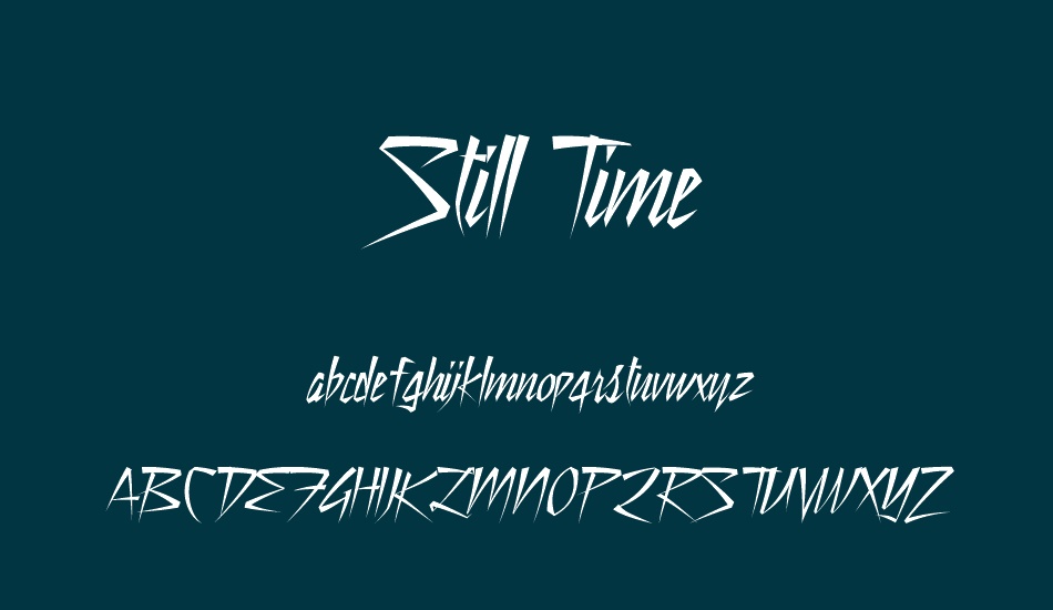 still-time font