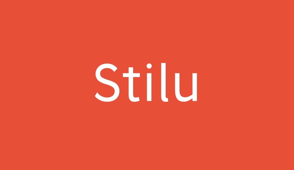 stilu font big