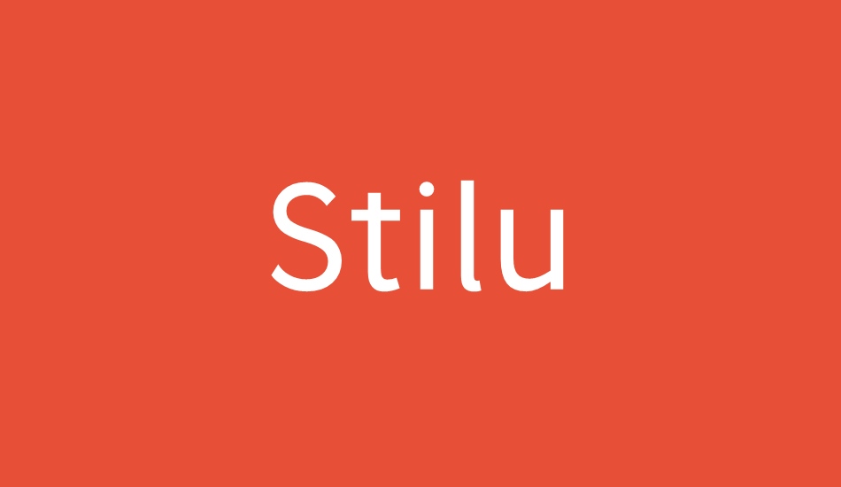 stilu font big