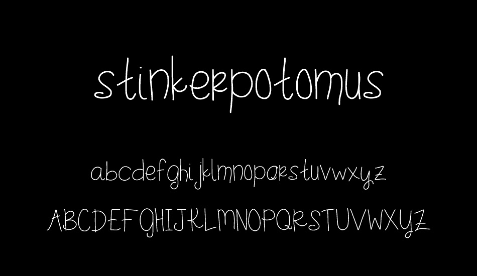 stinkerpotomus font