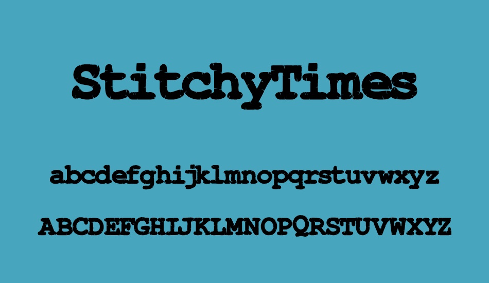 stitchytimes font