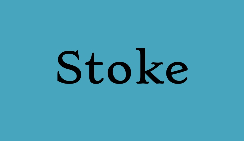 stoke font big