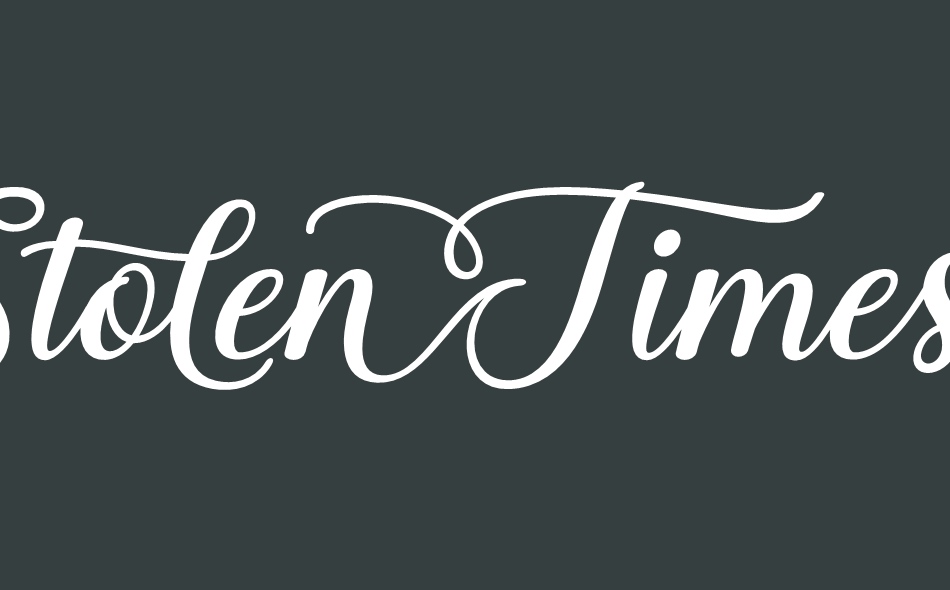 Stolen Times font big