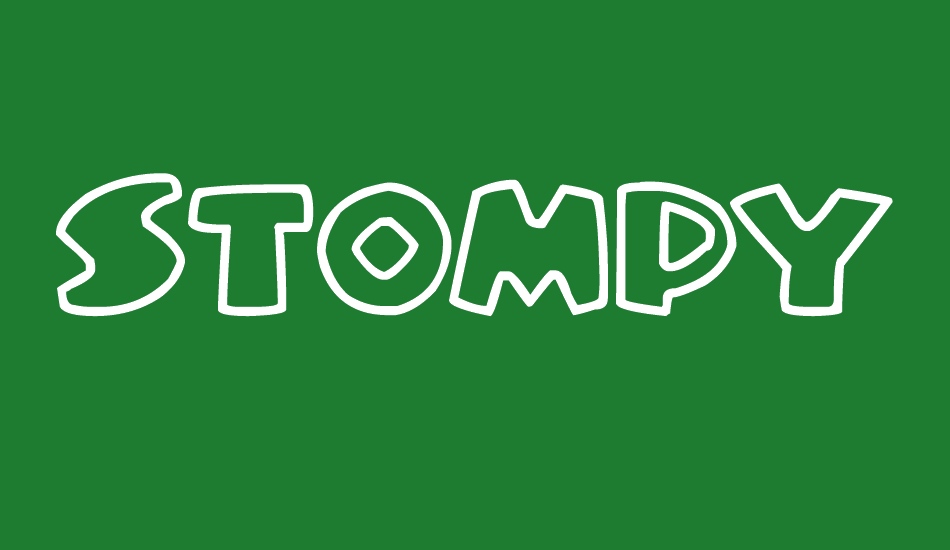 stompy font big