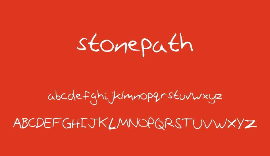 stonepath font