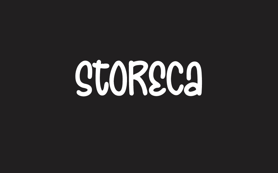 Storeca font big