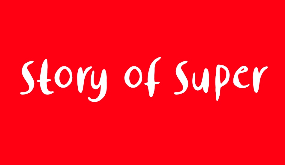 story-of-super-boys font big