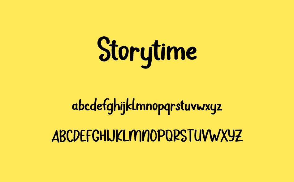 Storytime font