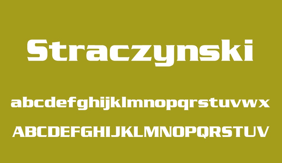 straczynski font
