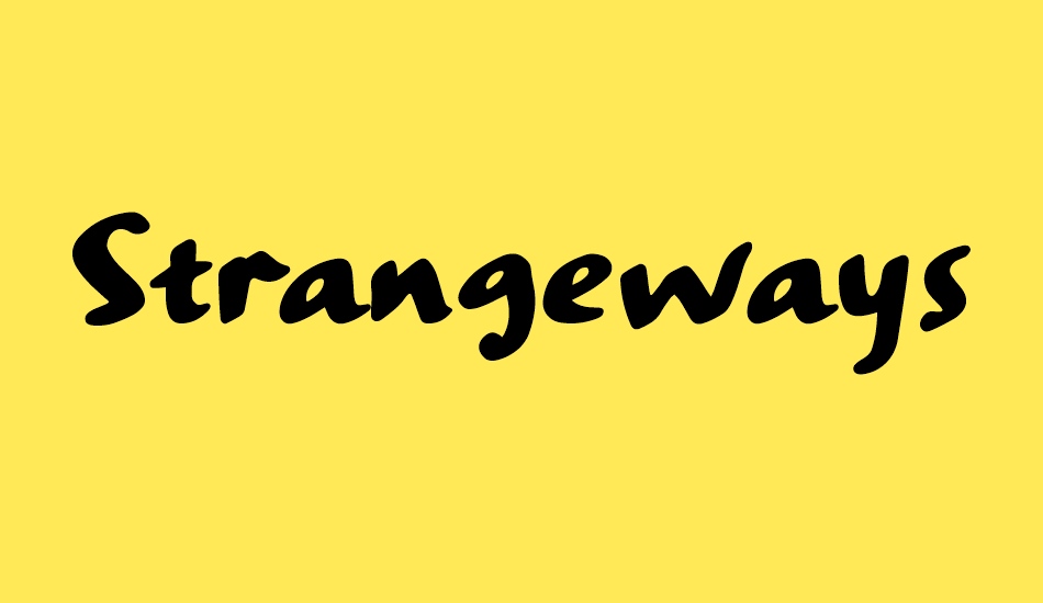 strangeways-sample font big