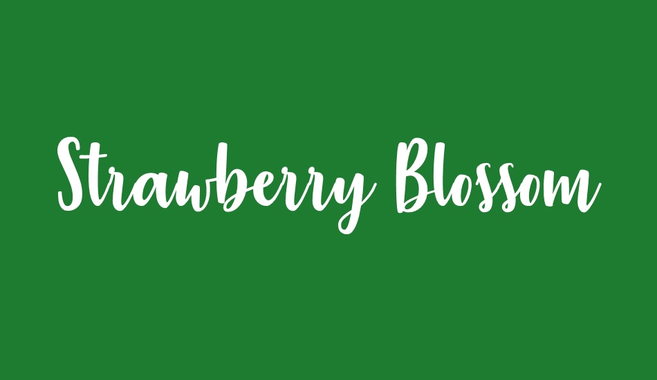 strawberry-blossom font big