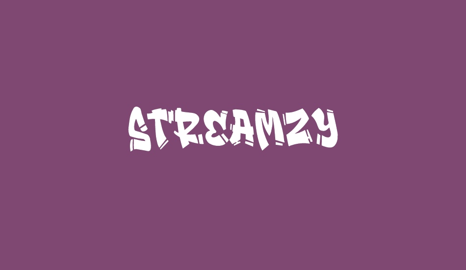 streamzy font big