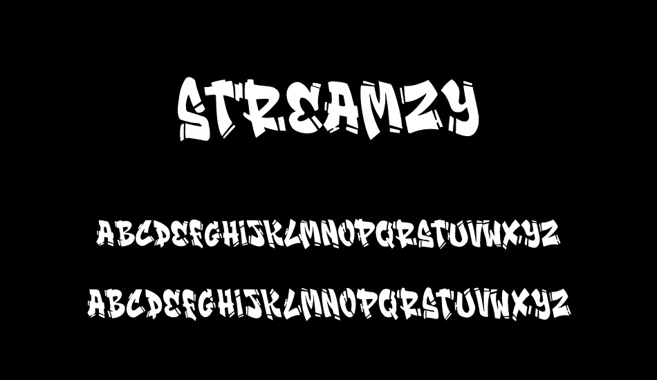 streamzy font