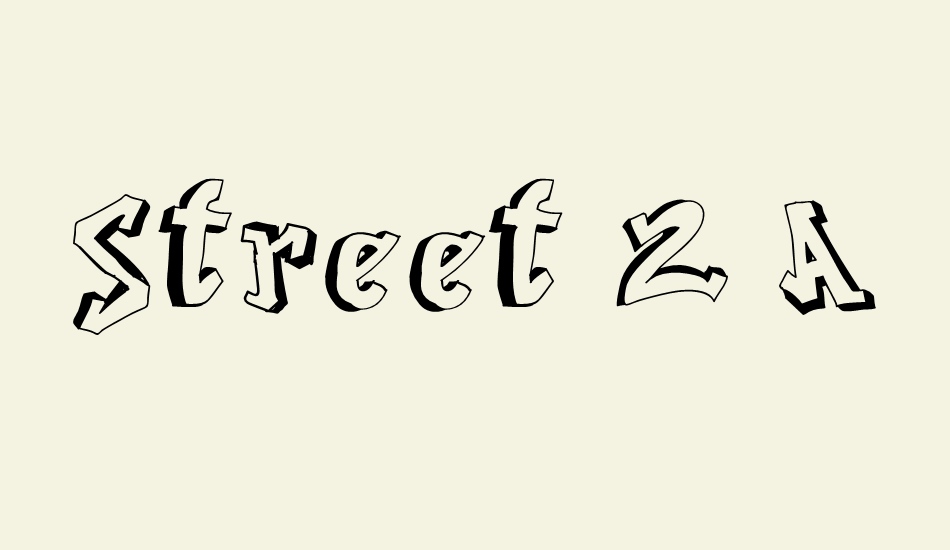 street-2-art font big