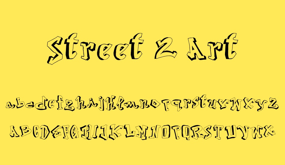 street-2-art font