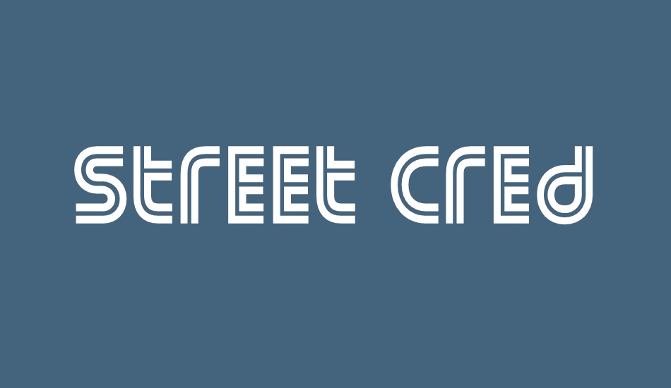 street-cred font big