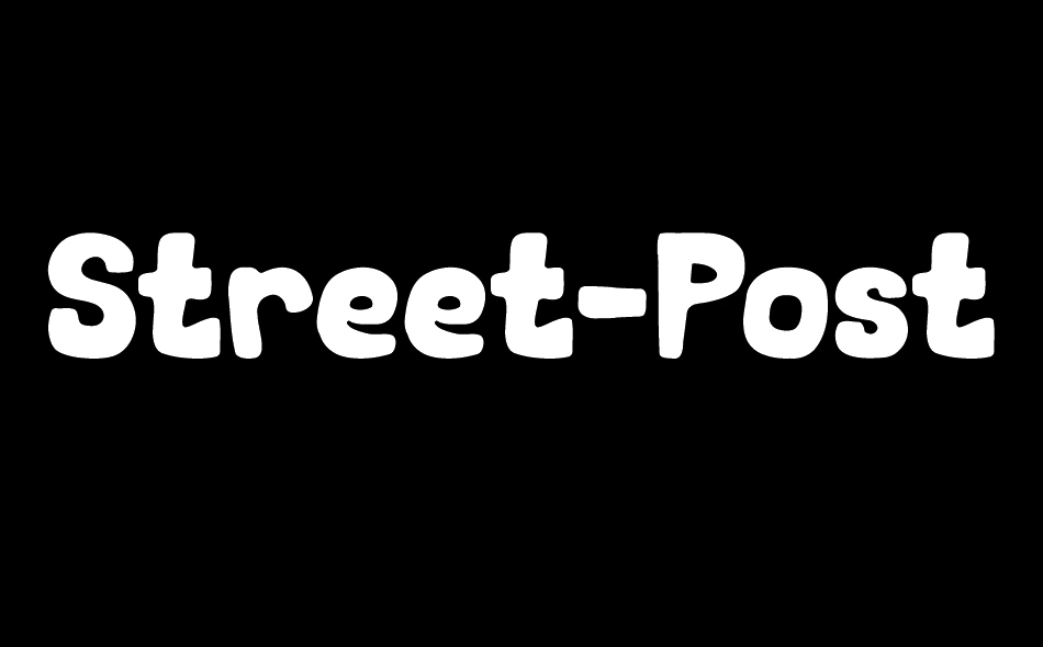 Street Postah font big