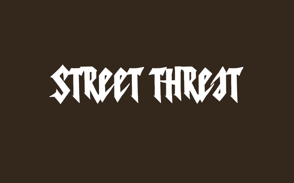 Street Threat font big