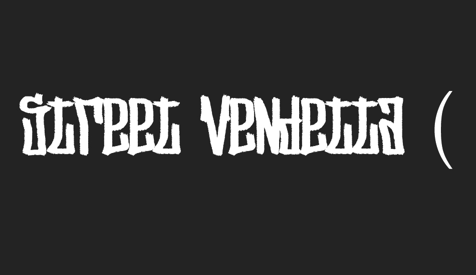 street-vendetta-(demo) font big