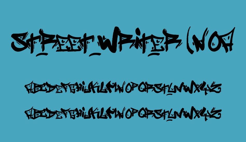 street-writer-(noah) font