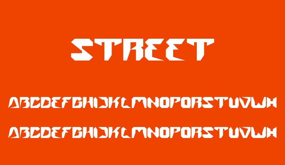 street font