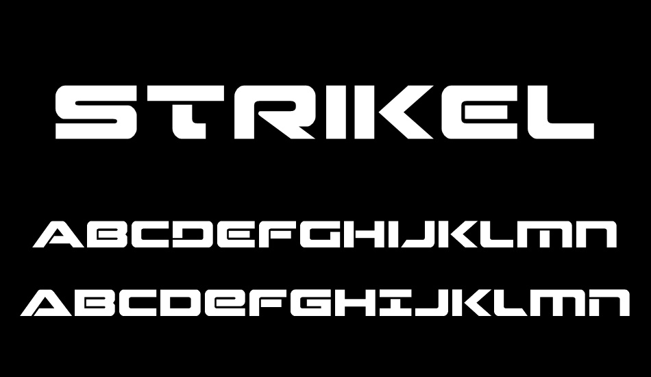 strikelord font