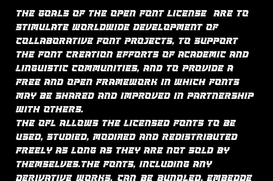 Strike Vortex font 1