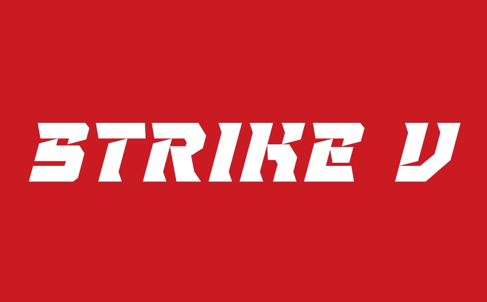 Strike Vortex font big