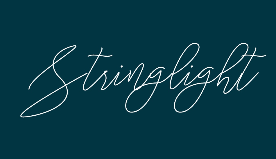 stringlight- font big