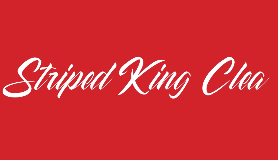 striped-king-clean font big