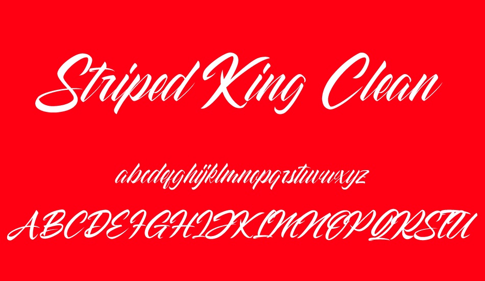 striped-king-clean font