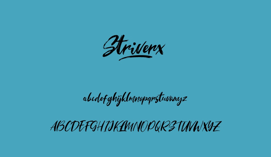 striverx font