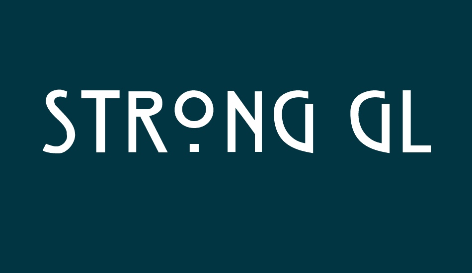 strong-glasgow font big